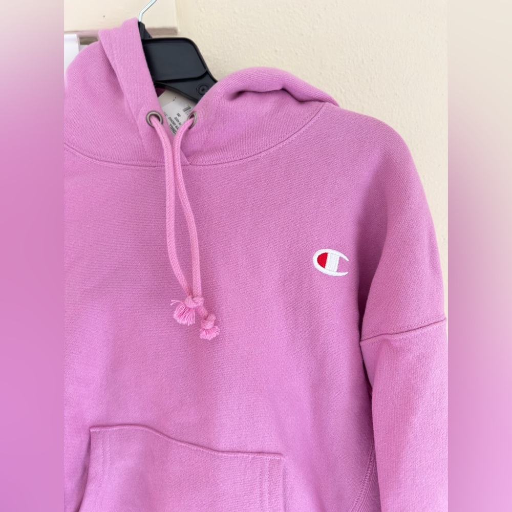 Champion Light Pink Pullover Hoodie